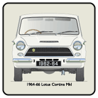 Lotus Cortina MkI 1962-64 (pre-airflow) Coaster 3